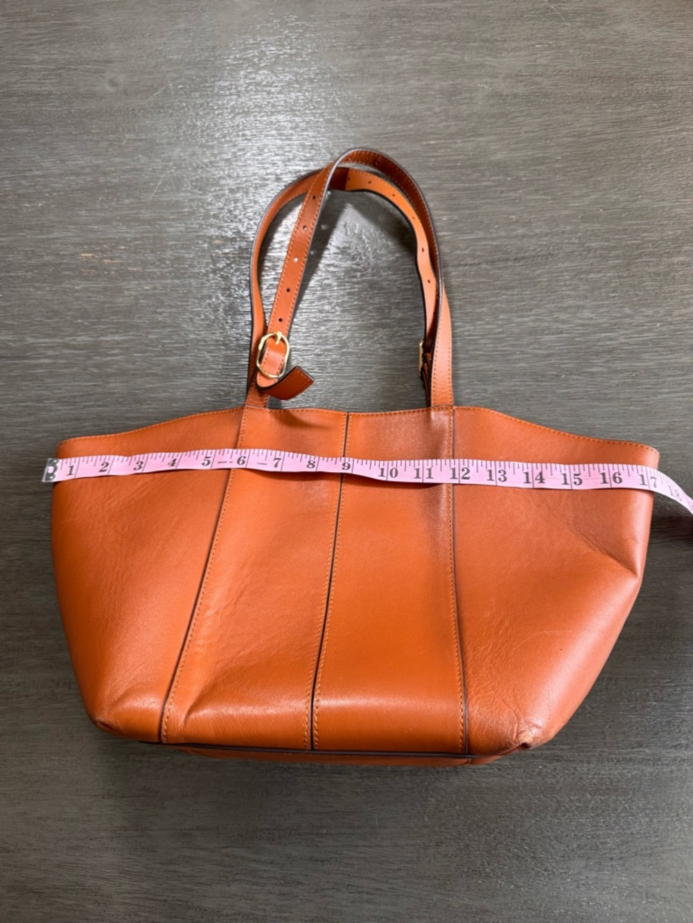 LDT Tatum Tote Bag Purse Brown Leather - Picture 14 of 16